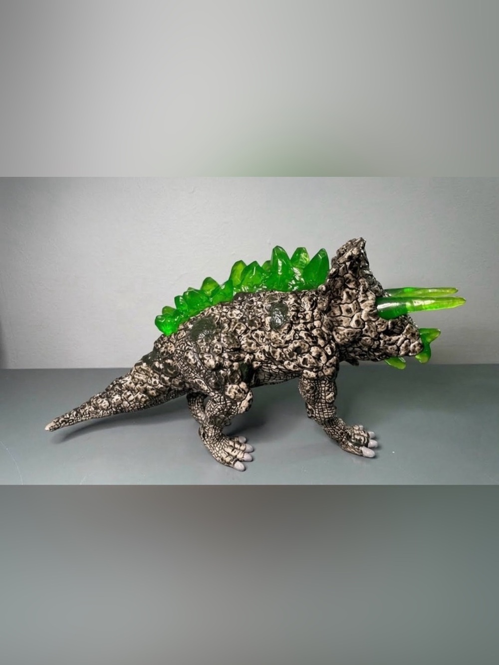 Schleich Eldrador Creatures Stone Triceratops Figure 70828